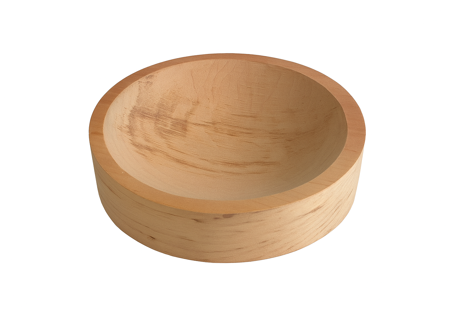 Houten kom - rond