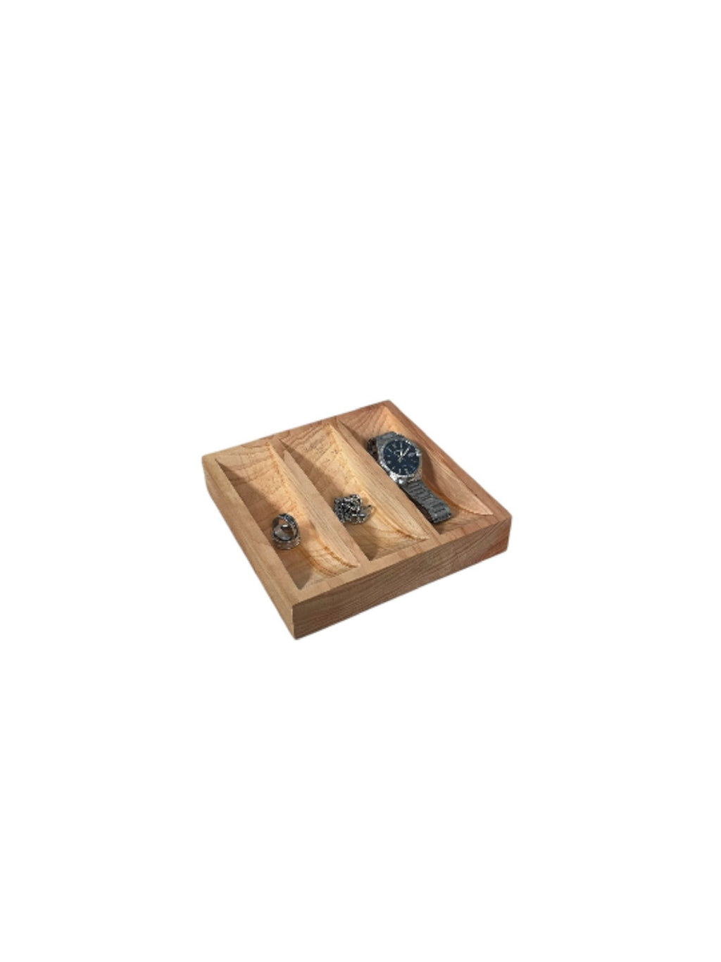 Houten schaal - vakjes