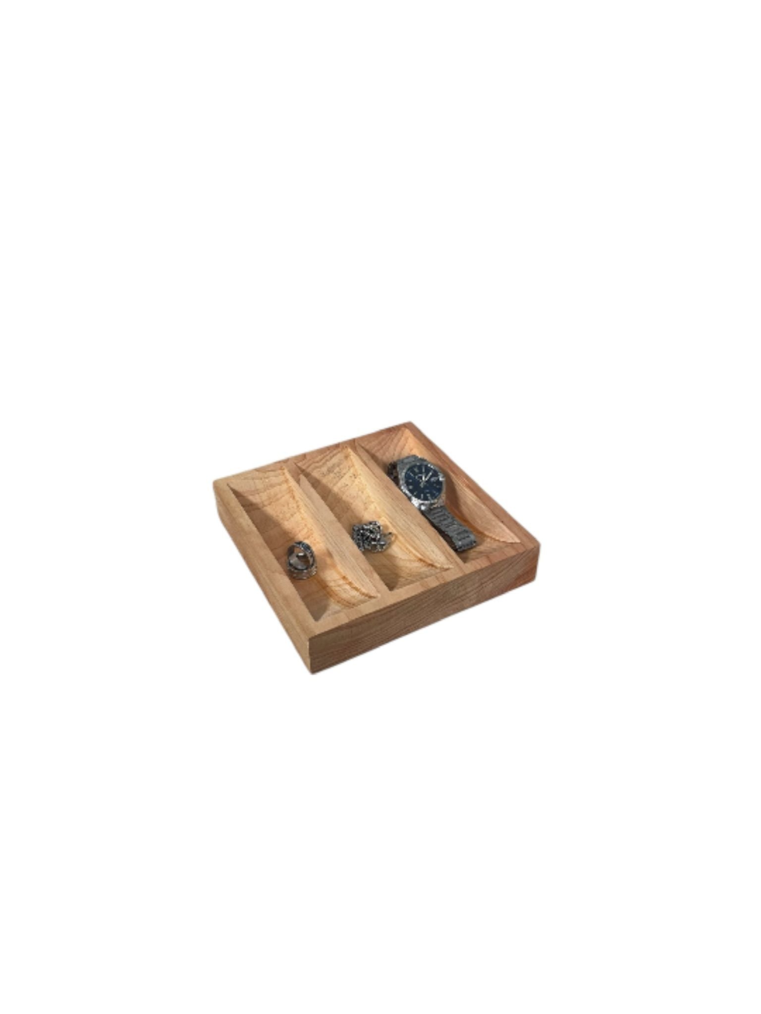 Houten schaal - vakjes