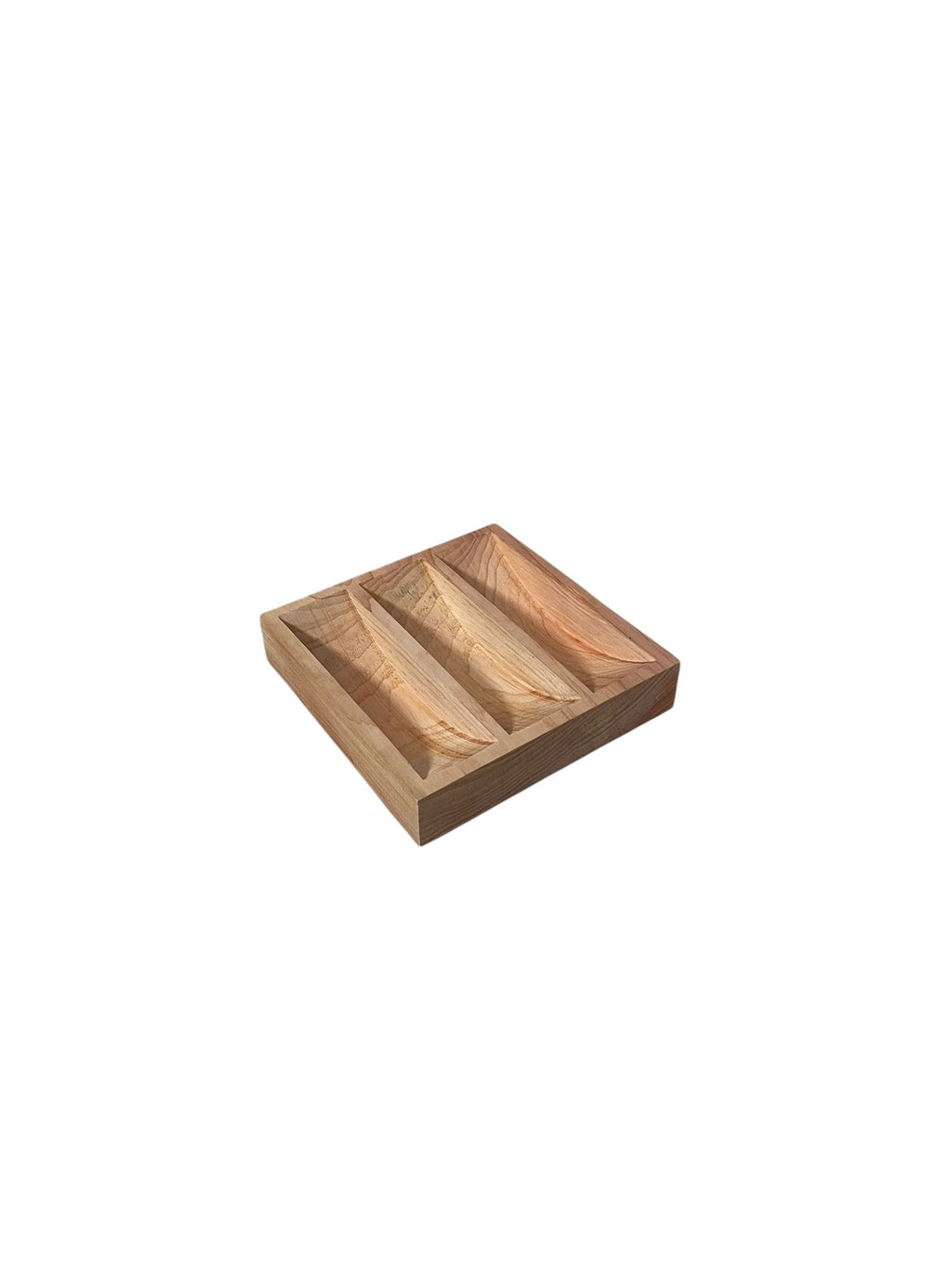 Houten schaal - vakjes